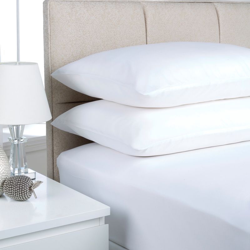 Fusion Fitted Sheet King Size White
